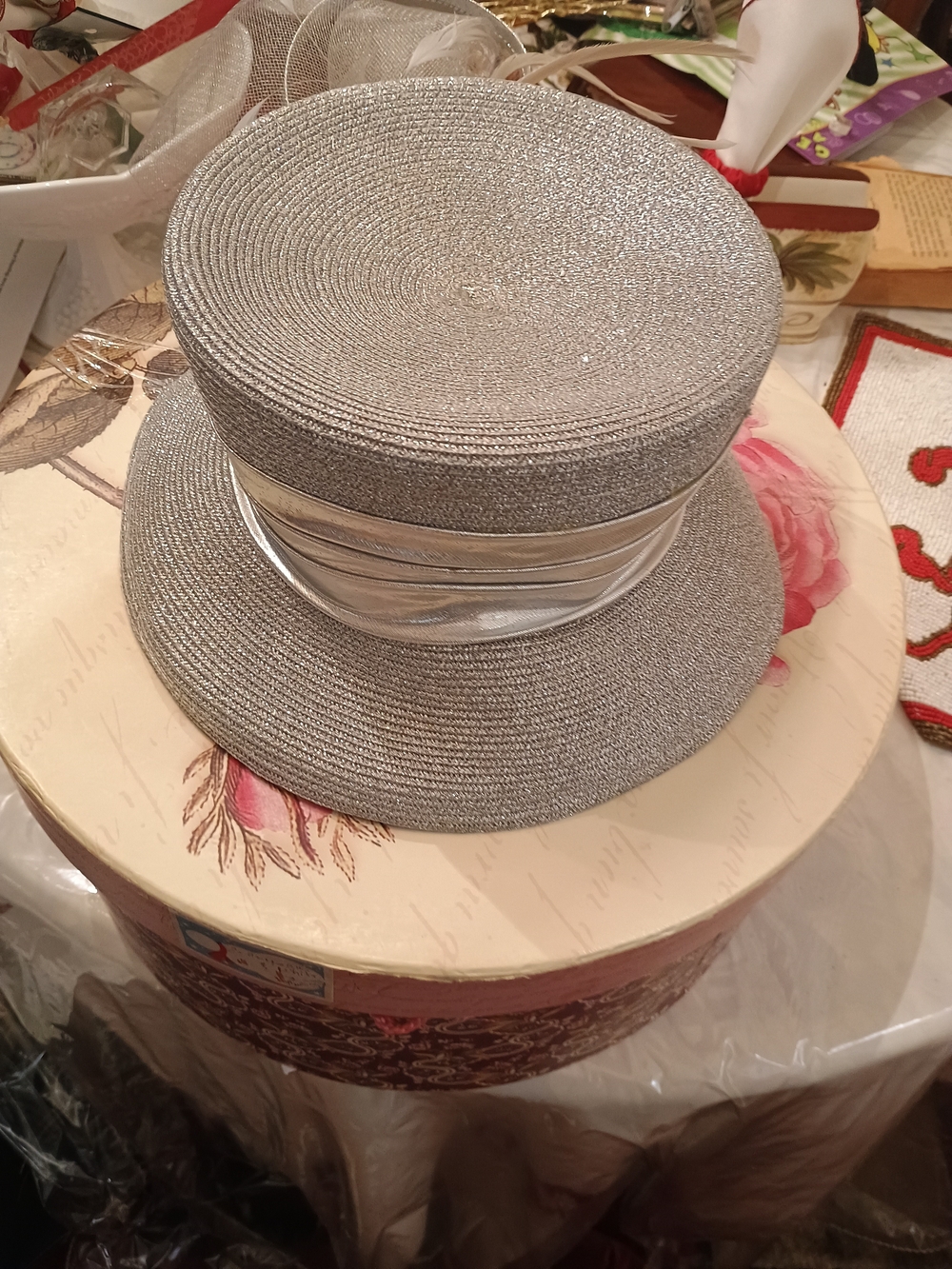 Silver Church Hat